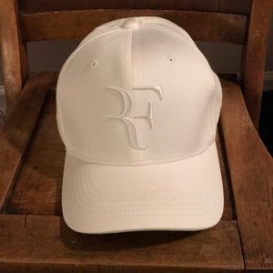 White strapback Federer hat